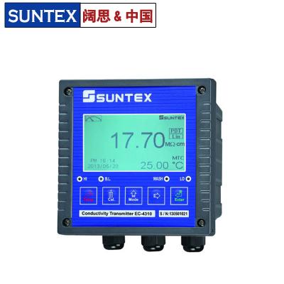 SUNTEX電導率電阻率雙參數變送器EC-4310/4310RS 實時數據云上傳工業在線監測儀