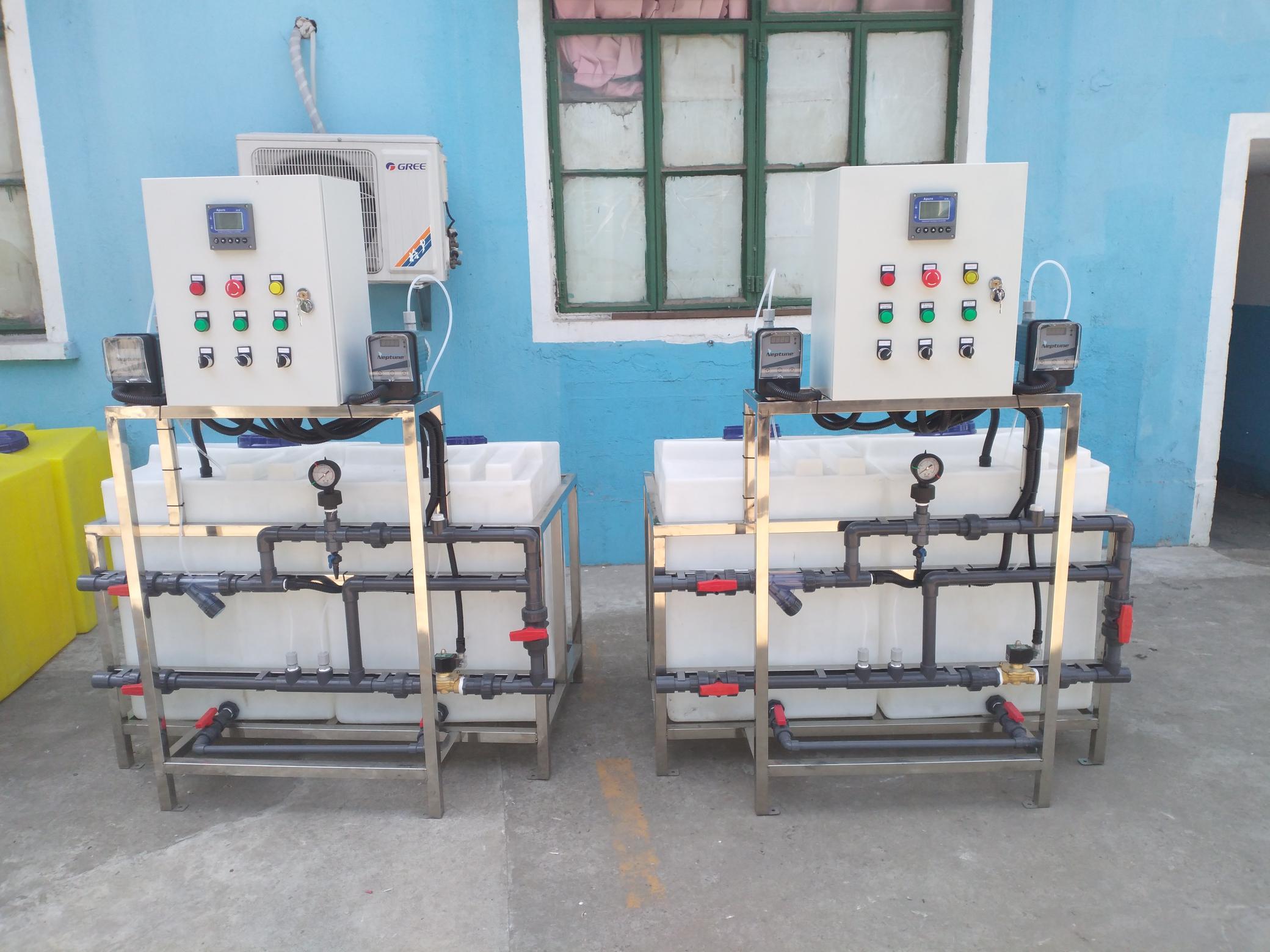 【循環水加藥系統】 阻垢劑加藥控制系統 殺菌劑/示蹤劑加藥裝置